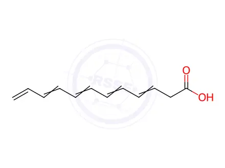 Chemical structure of 3,5,7,9,11-Dodecapentenoic acid