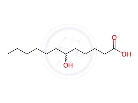 Chemical structure of 6-Hydroxylauric acid