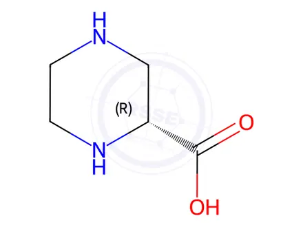 Chemical structure of (R)-Piperazine-2-carboxylic acid