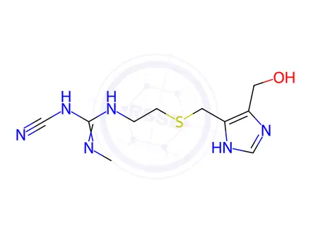 Chemical structure of Hydroxymethyl cimetidine
