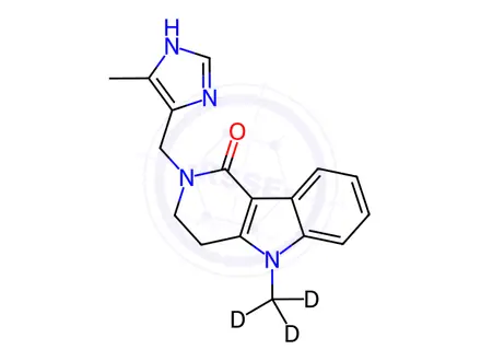 Chemical structure of Alosetrone-D3