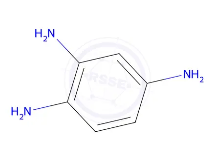 Chemical structure of Benzene-1,2,4-triamine