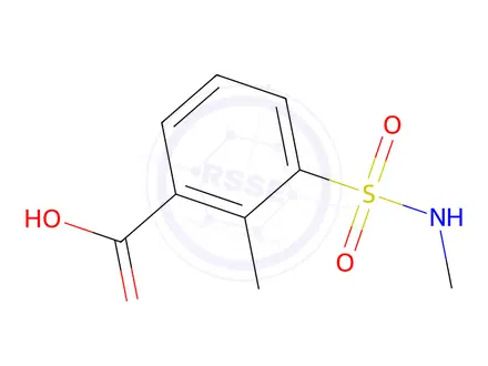 Chemical structure of 2-Methyl-3-(n-methylsulfamoyl)benzoic acid
