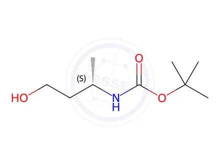 Chemical structure of tert-Butyl (S)-(4-hydroxybutan-2-yl)carbamate