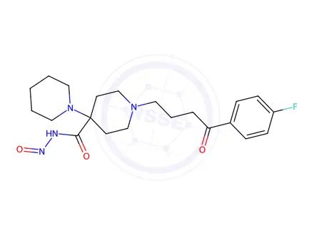 Chemical structure of Pipamperone impurity 1