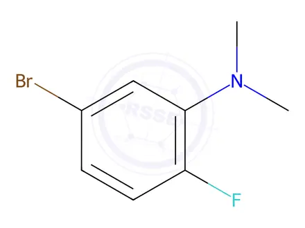 Chemical structure of (5-Bromo-2-fluoro-phenyl)-dimethyl-amine