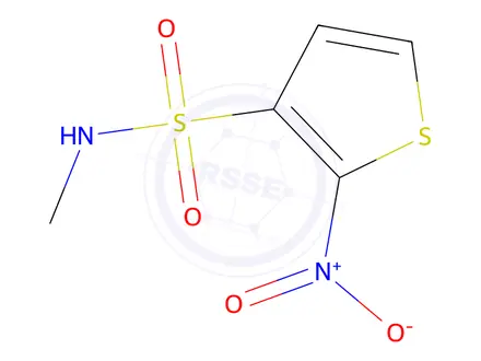 Chemical structure of n-Methyl-2-nitrothiophene-3-sulfonamide