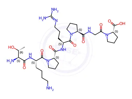 Chemical structure of Selank