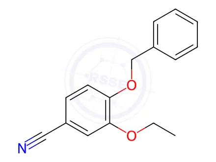 Chemical structure of 4-(benzyloxy)-3-ethoxybenzonitrile