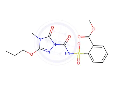 Chemical structure of Flucarbazone Sodium Impurity 3 Monomer (Procarbazone)