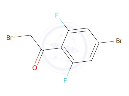 Chemical structure of 2-Bromo-1-(4-bromo-2,6-difluorophenyl)ethan-1-one