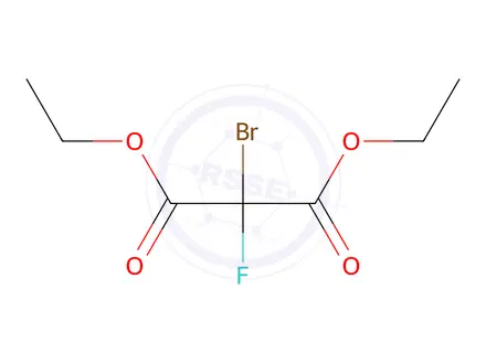 Chemical structure of Diethyl2-bromo-2-fluoro-malonate