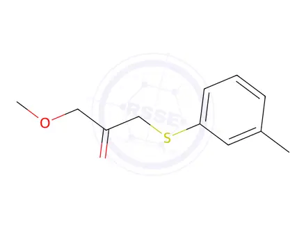 Chemical structure of 1-Methoxy-3-(m-tolylthio)propan-2-one