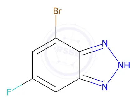 Chemical structure of 4-Bromo-6-fluoro-1H-benzotriazole