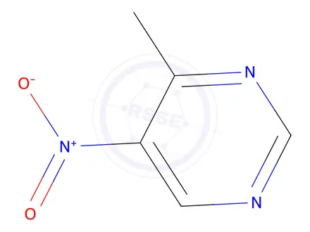 Chemical structure of 4-Methyl-5-nitropyrimidine