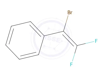 Chemical structure of (1-Bromo-2,2-difluoroethenyl)benzene