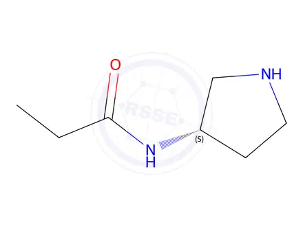 Chemical structure of (S)-N-(pyrrolidin-3-yl)propionamide