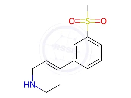 Chemical structure of 4-[3-(Methylsulfonyl)phenyl]-1,2,3,6-tetrahydropyridine