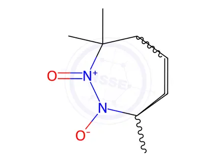 Chemical structure of 1,4,4-trimethyl-2,3-diazabicyclo[3.2.2]non-2-ene 2,3-dioxide
