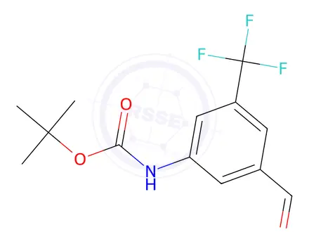 Chemical structure of tert-Butyl (3-formyl-5-(trifluoromethyl)phenyl)carbamate