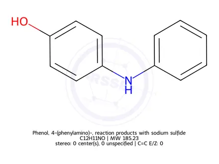 Chemical structure of 4-Hydroxydiphenylamine