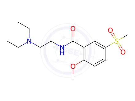 Chemical structure of Tiapride