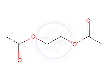 Chemical structure of Ethylene diacetate