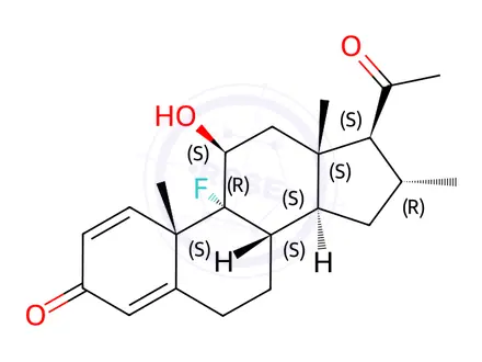 Chemical structure of Desoximetasone EP Impurity F