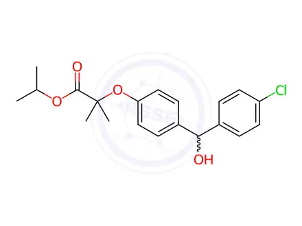 Chemical structure of Dihydro Fenofibrate