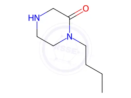 Chemical structure of 1-N-Butylpiperazin-2-one