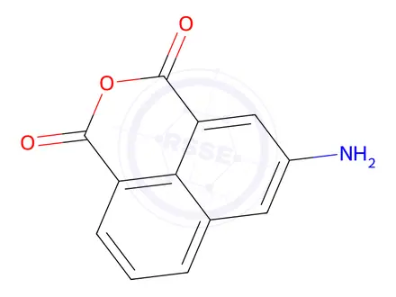 Chemical structure of 5-Amino-1H,3H-benzo[de]isochromene-1,3-dione
