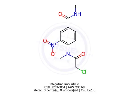 Chemical structure of 4-(2-Chloro-N-methylacetamido)-N-methyl-3-nitrobenzamide