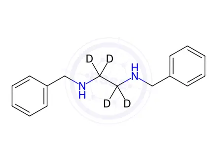 Chemical structure of N,N'-Dibenzylethylene-d4-diamine