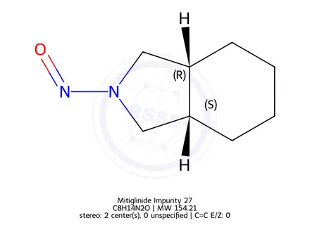 Chemical structure of Mitiglinide Impurity 27