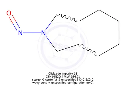 Chemical structure of Gliclazide Impurity 39