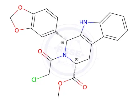 Chemical structure of Chloropretadalafil