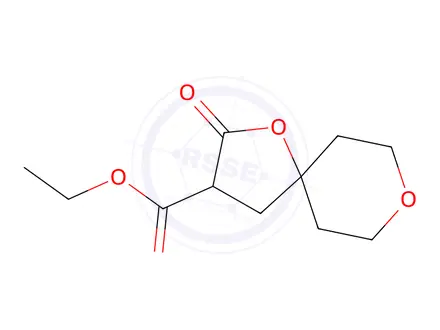 Chemical structure of Ethyl 2-oxo-1,8-dioxaspiro[4.5]decane-3-carboxylate