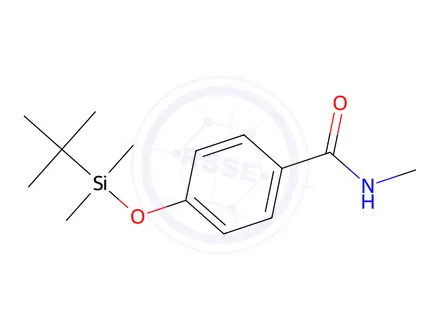 Chemical structure of 4-((tert-Butyldimethylsilyl)oxy)-N-methylbenzamide