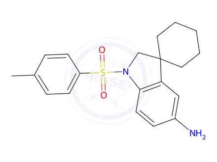 Chemical structure of 1'-Tosylspiro[cyclohexane-1,3'-indolin]-5'-amine