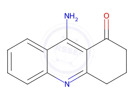 Chemical structure of 9-Amino-3,4-dihydroacridin-1(2H)-one