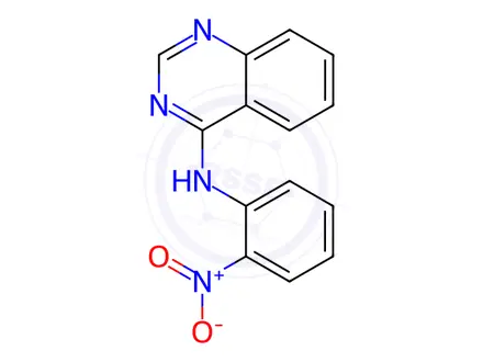 Chemical structure of N-(2-Nitrophenyl)quinazolin-4-amine