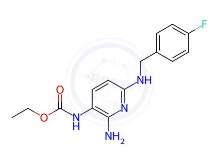 Chemical structure of Flupirtine