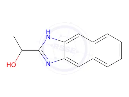 Chemical structure of 1-(1H-naphtho[2,3-d]imidazol-2-yl)ethan-1-ol