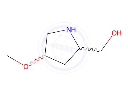 Chemical structure of (4-methoxypyrrolidin-2-yl)methanol