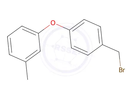 Chemical structure of 1-[4-(Bromomethyl)phenoxy]-3-methylbenzene