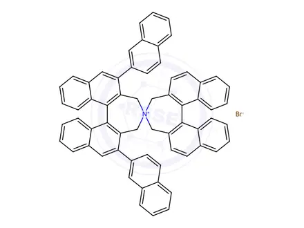 Chemical structure of (S S)-BETA-NAPHTHYL-NAS BROMIDE