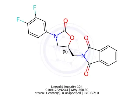Chemical structure of Linezolid Impurity 189