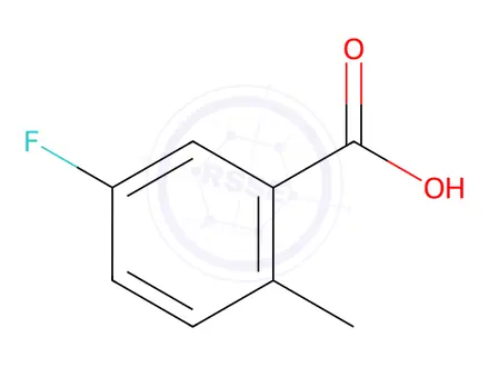 Chemical structure of 5-Fluoro-2-methylbenzoic Acid
