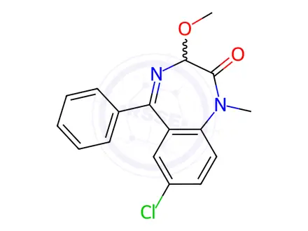 Chemical structure of Temazepam EP impurity D