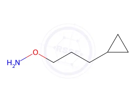 Chemical structure of O-(3-cyclopropylpropyl)hydroxylamine